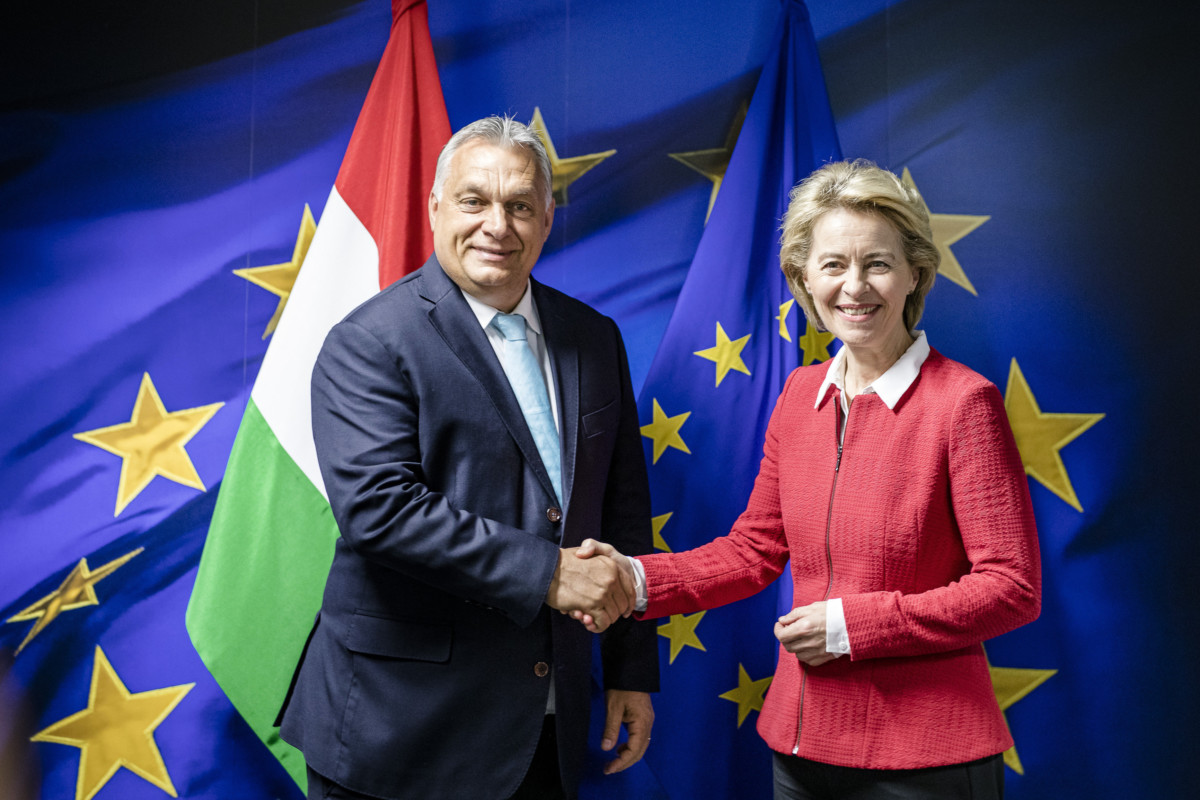 Orbán Viktor és Ursula von der Leyen