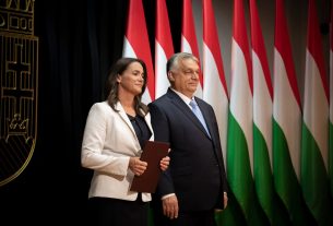 Novák Katali és Orbán Viktor