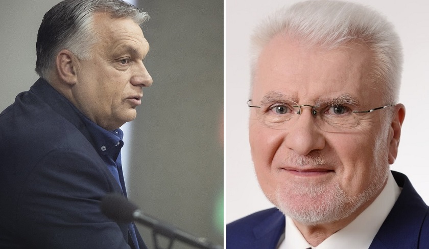 Pálinkás József és Orbán Viktor